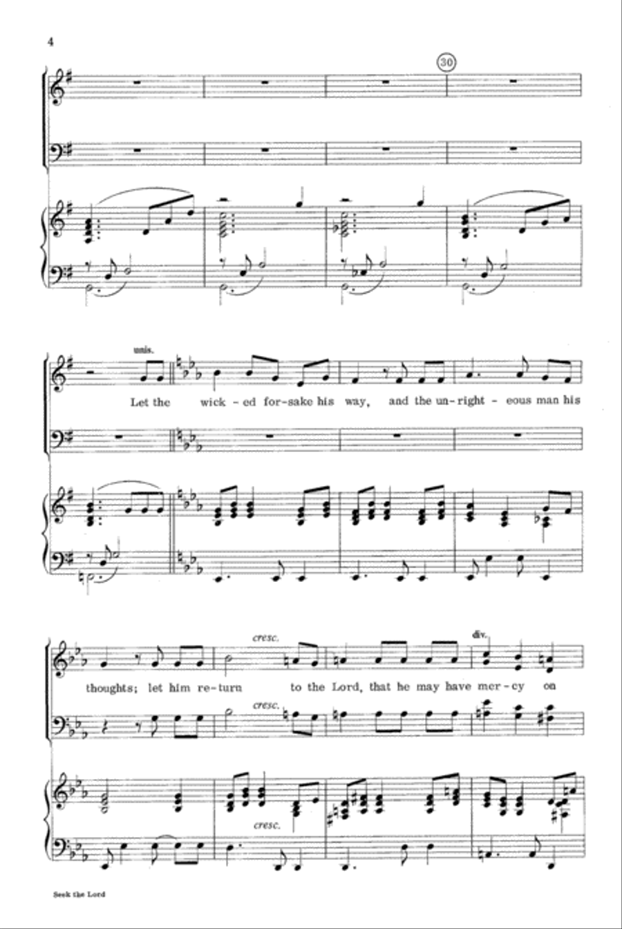 Seek the Lord Choir scores gallery preview page 4