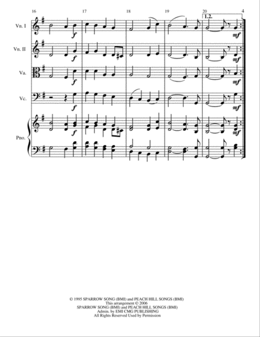 O Come All Ye Faithful Small Ensemble scores gallery preview page 4