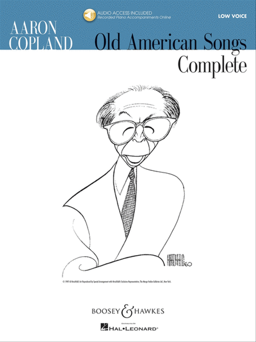 Aaron Copland: Old American Songs Complete Low Voice scores gallery preview page 1