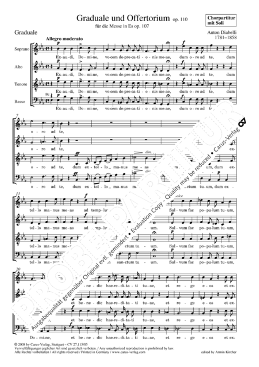 Exaudi, Domine Exaudi, Domine 4-Part scores gallery preview page 2