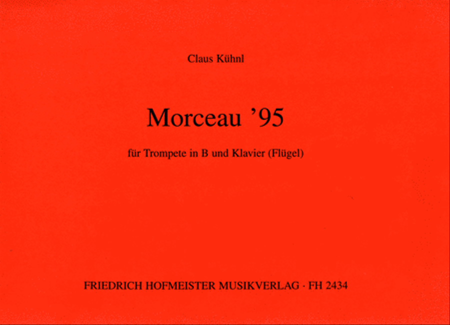 Morceau '95 Trumpet Solo scores gallery preview page 1