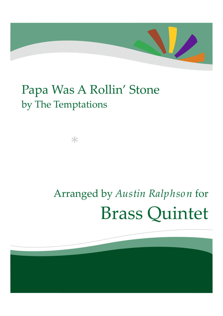 Papa Was A Rollin' Stone Papa Was A Rollin' Stone Horn scores gallery preview page 1