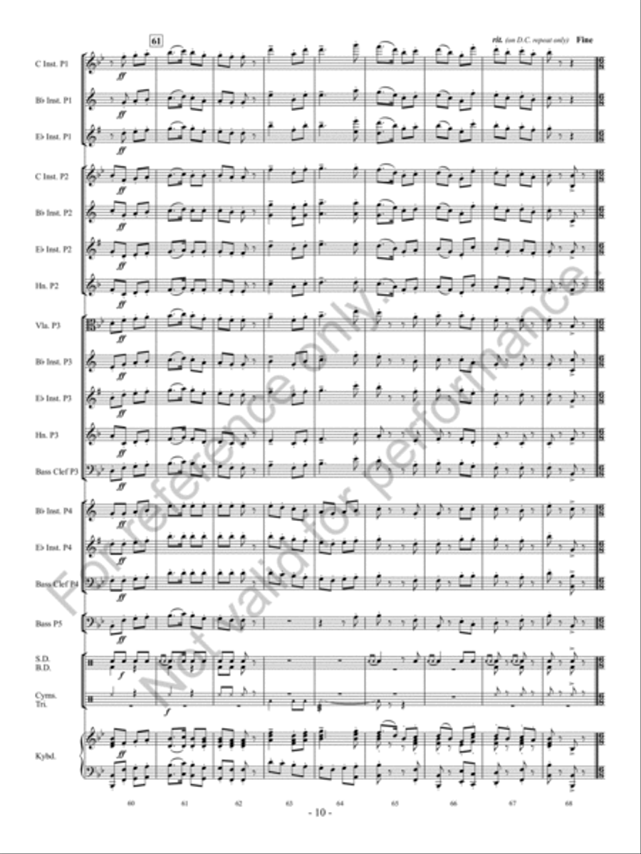 Folk Songs From Somerset Concert Band scores gallery preview page 11