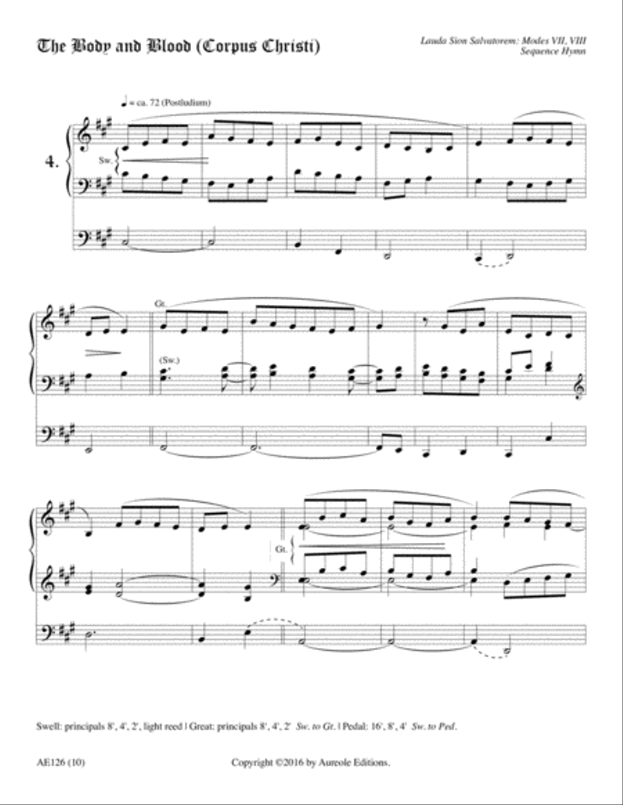 A Gregorian Liturgical Year for Organ, Volume 3 Organ scores gallery preview page 25