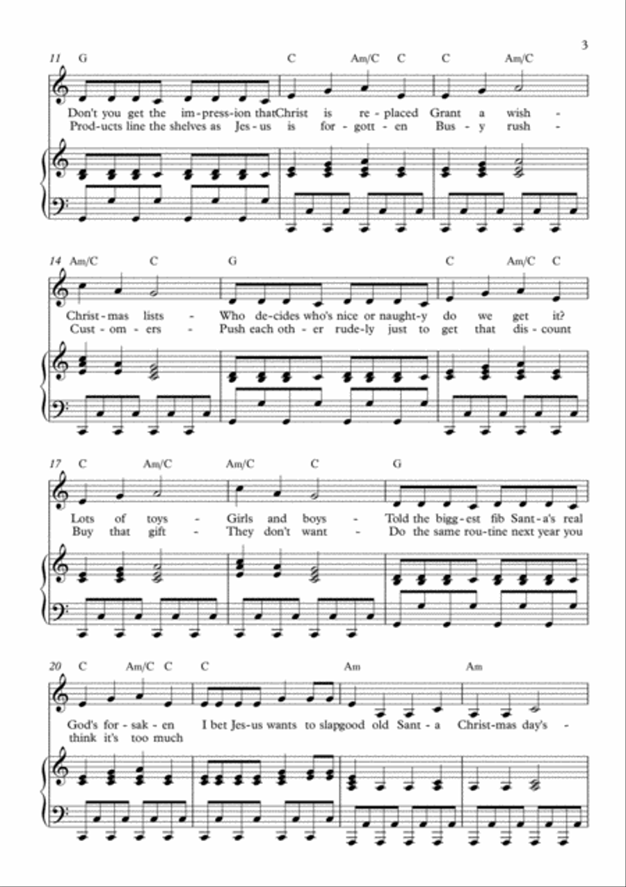 Good Old Santa! Voice scores gallery preview page 3