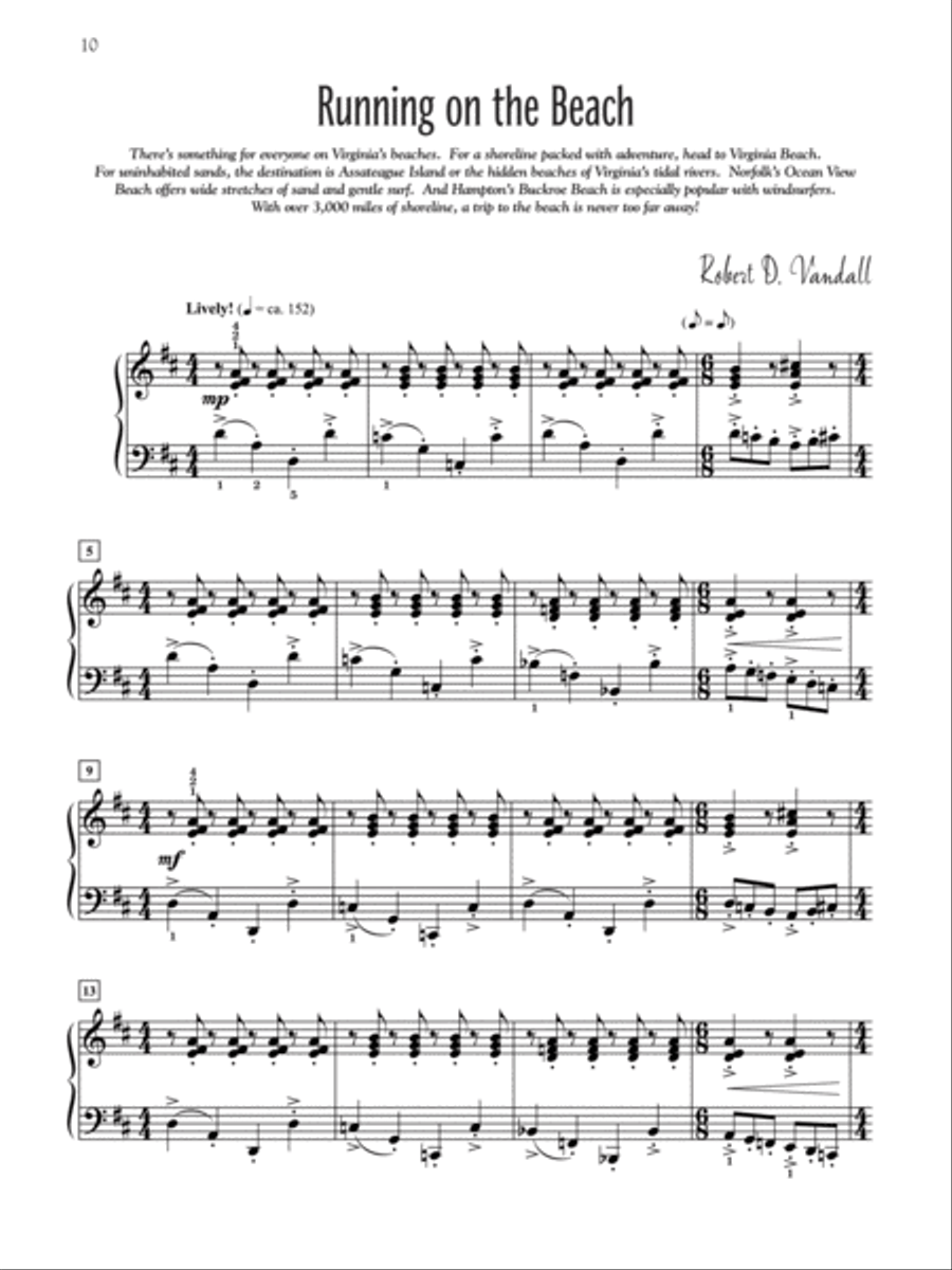 Historic Virginia Piano Solo scores gallery preview page 5
