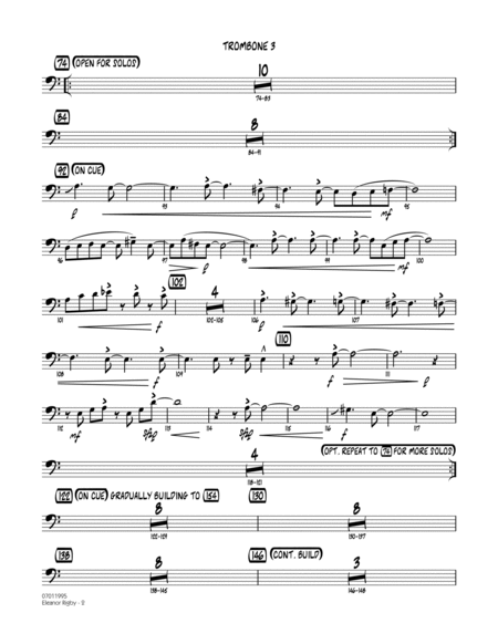 Eleanor Rigby - Trombone 3