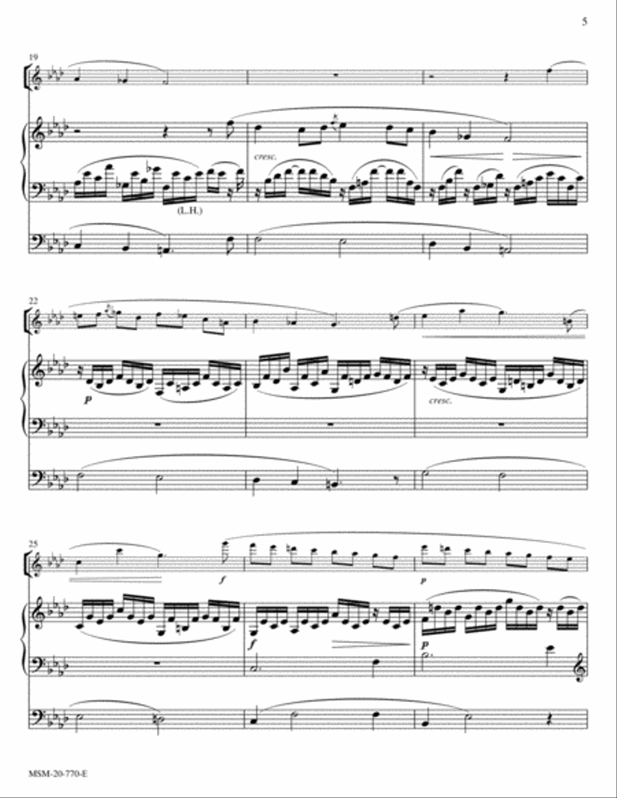 Romance and Scherzo from Suite, Op. 34 Flute scores gallery preview page 5