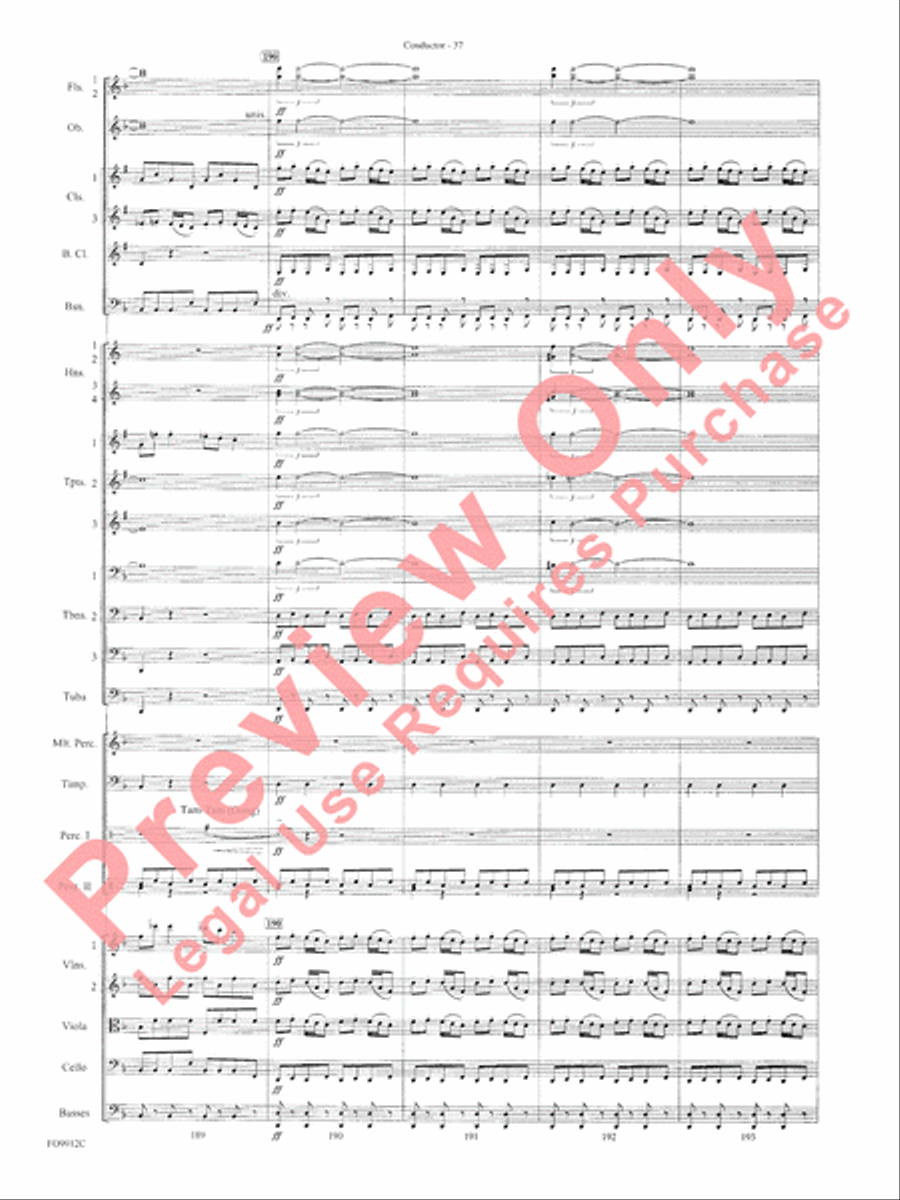 Selections from Star Wars: Episode I The Phantom Menace Full Orchestra scores gallery preview page 39