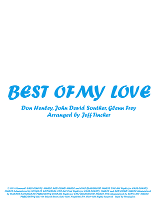 Book cover for Best Of My Love