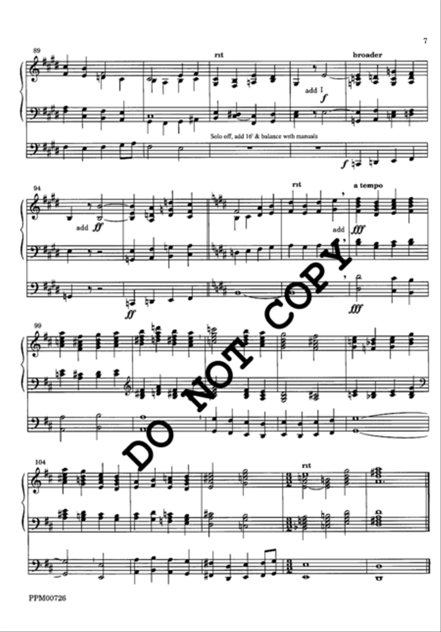 Voluntary on Down Ampney Organ scores gallery preview page 8