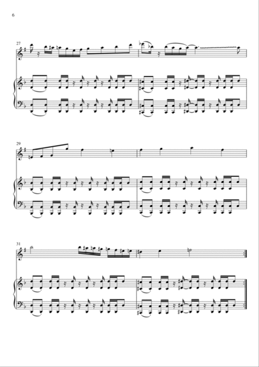 MEGALOVANIA (from Undertale) Small Ensemble scores gallery preview page 6