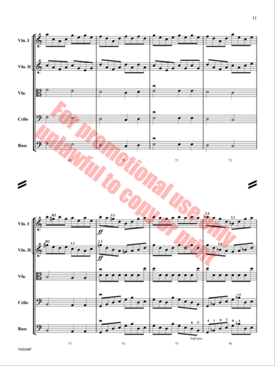Russian Easter Overture Orchestra scores gallery preview page 11