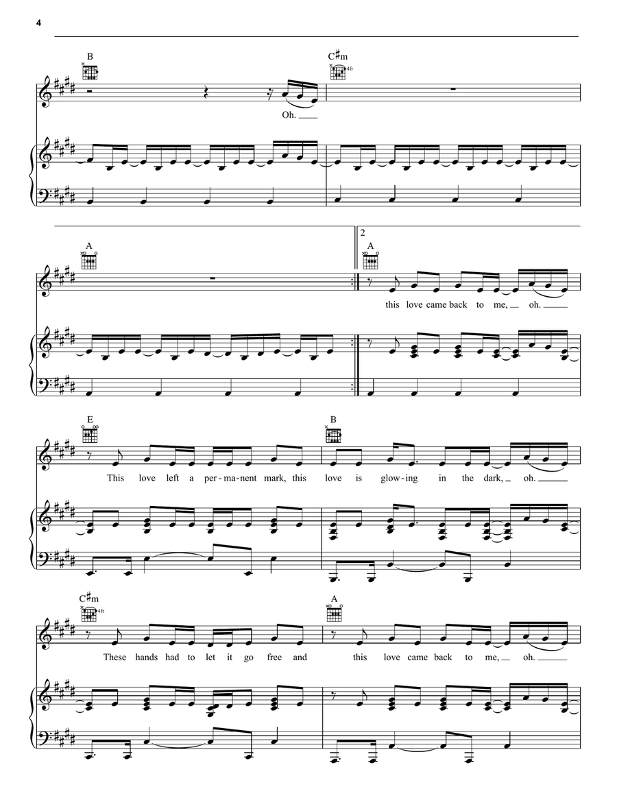 This Love This Love Acoustic Guitar scores gallery preview page 4