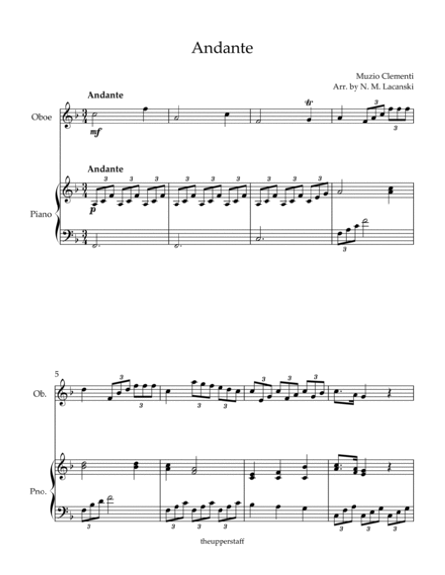Andante Piano scores gallery preview page 2