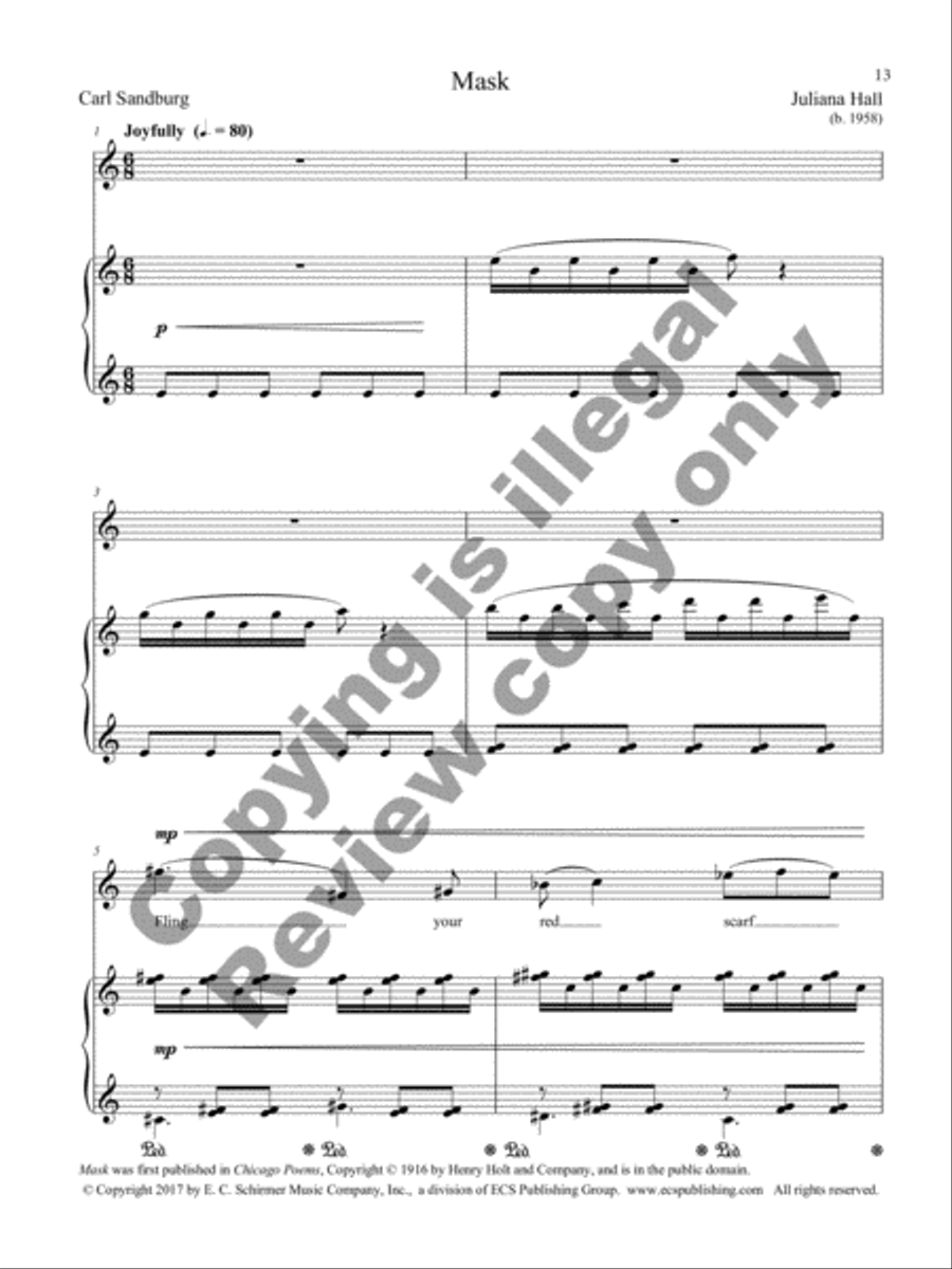 When the South Wind Sings Soprano Voice scores gallery preview page 24