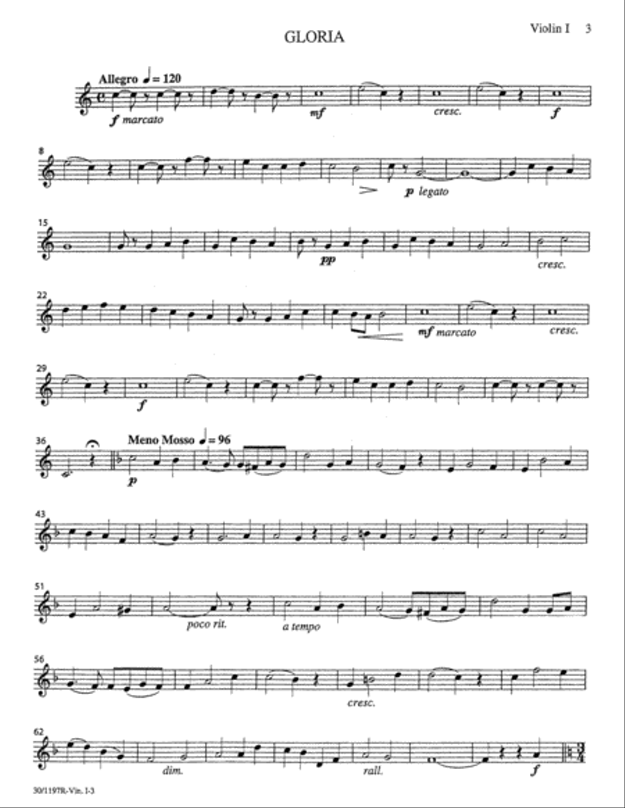 Messe Brève - String Parts String Orchestra scores gallery preview page 4