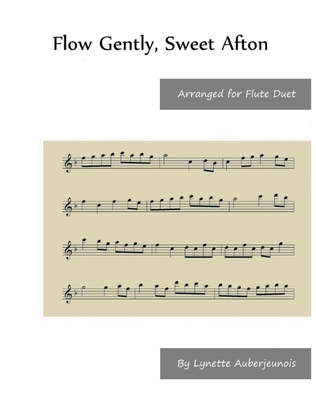 Book cover for Flow Gently, Sweet Afton - Flute Duet