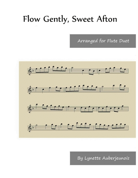 Flow Gently, Sweet Afton - Flute Duet image number null