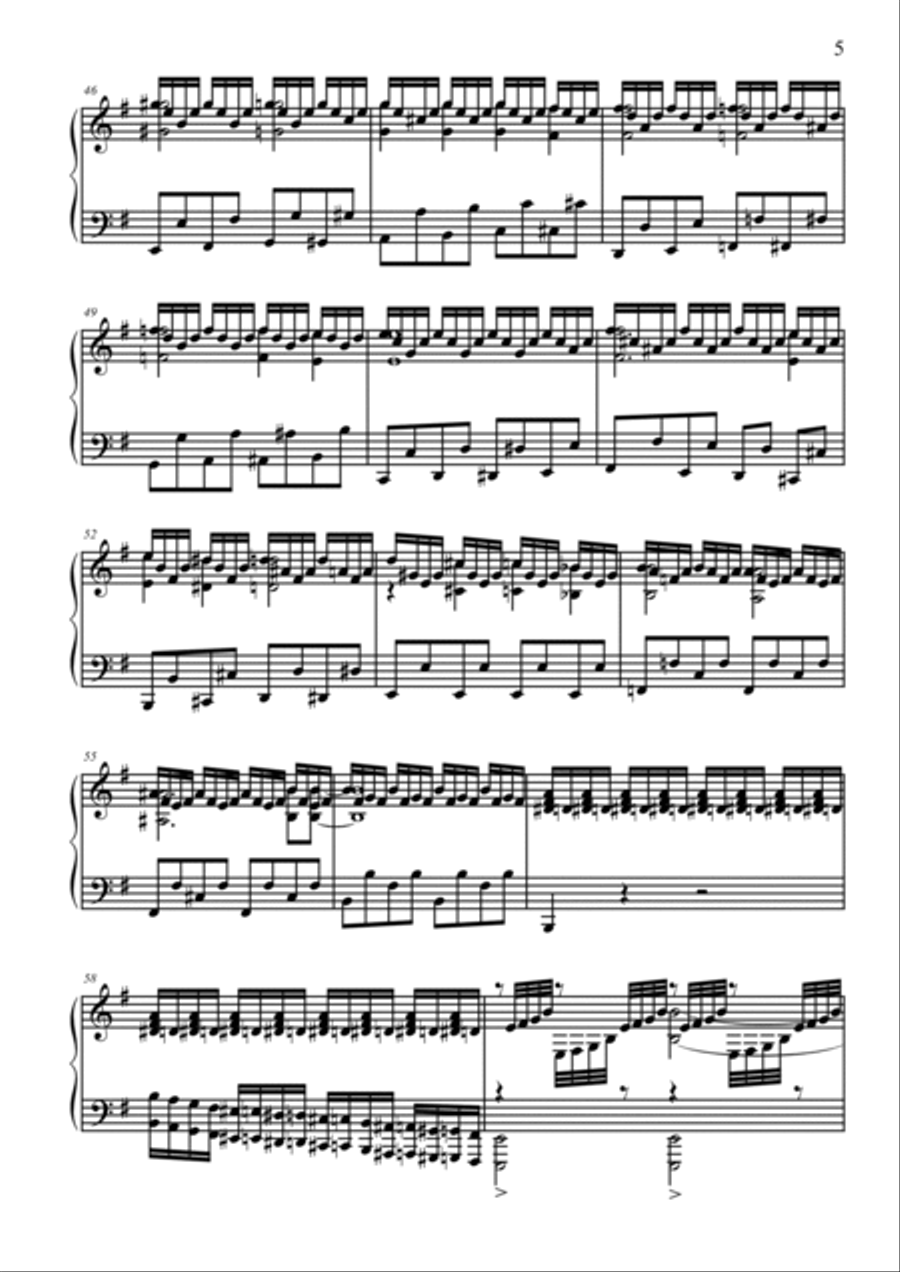 Space Dementia Piano Solo scores gallery preview page 5