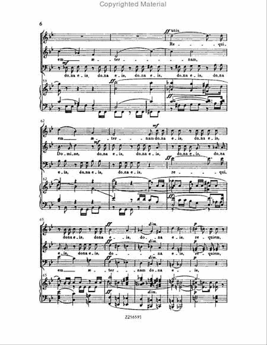 Grande Messe du Morts, H 75 Choir scores gallery preview page 6