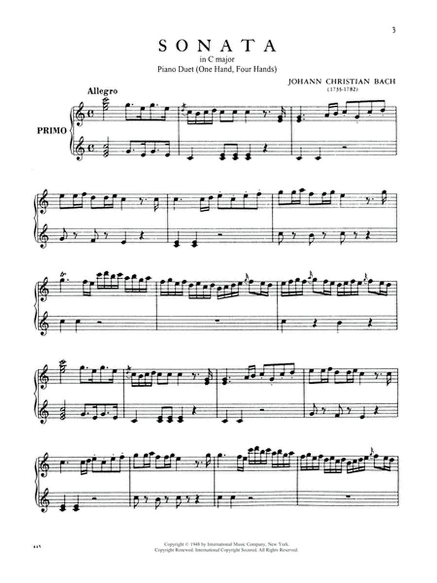 Sonata In C Major (Original)