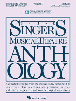 Singers Musical Theatre Anth V2 Sop Book/Online Audio