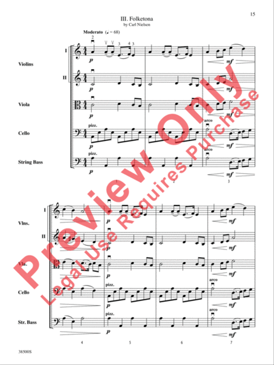 Nordic Suite String Orchestra scores gallery preview page 16