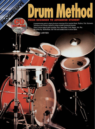 Book cover for Progressive Drum Method (Book/CD)