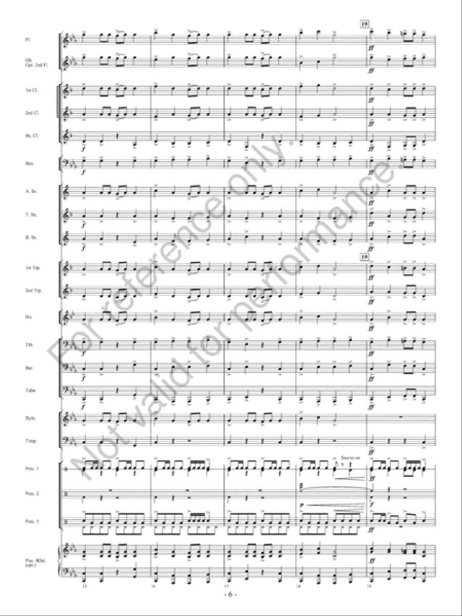 Red Earth Dances Concert Band scores gallery preview page 7