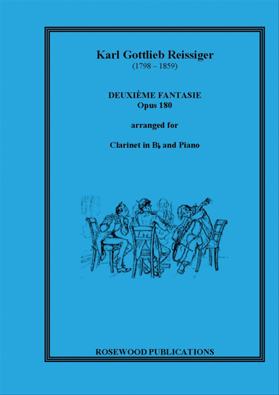 Deuxieme Fantasie, Op. 180 Clarinet Solo scores gallery preview page 1