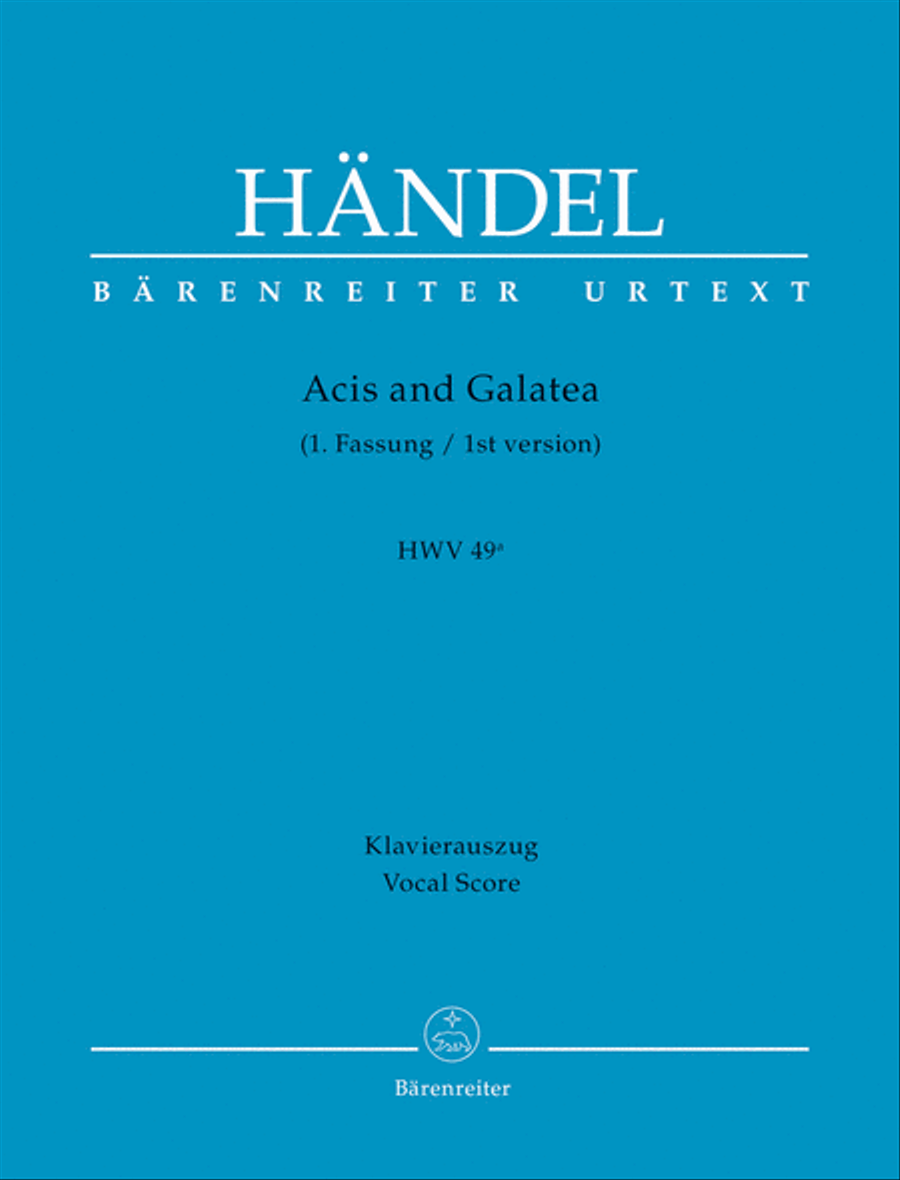 Acis and Galatea HWV 49a Mixed Choir scores gallery preview page 1