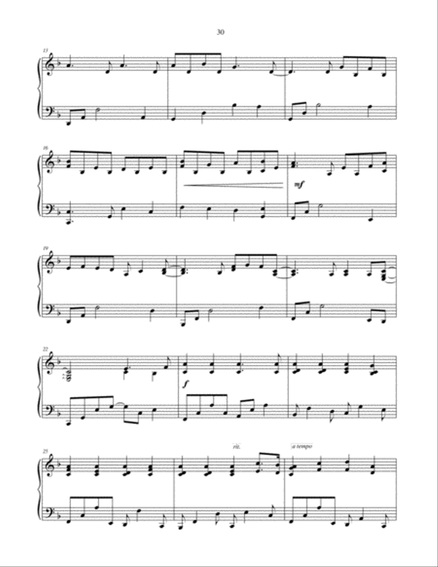 Autumn Breeze - original piano solo Piano Solo scores gallery preview page 3