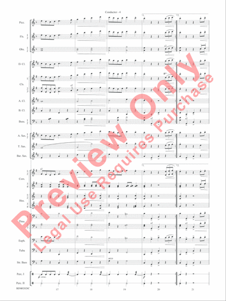 Golden Jubilee Concert Band scores gallery preview page 7