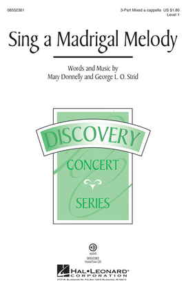 Book cover for Sing a Madrigal Melody