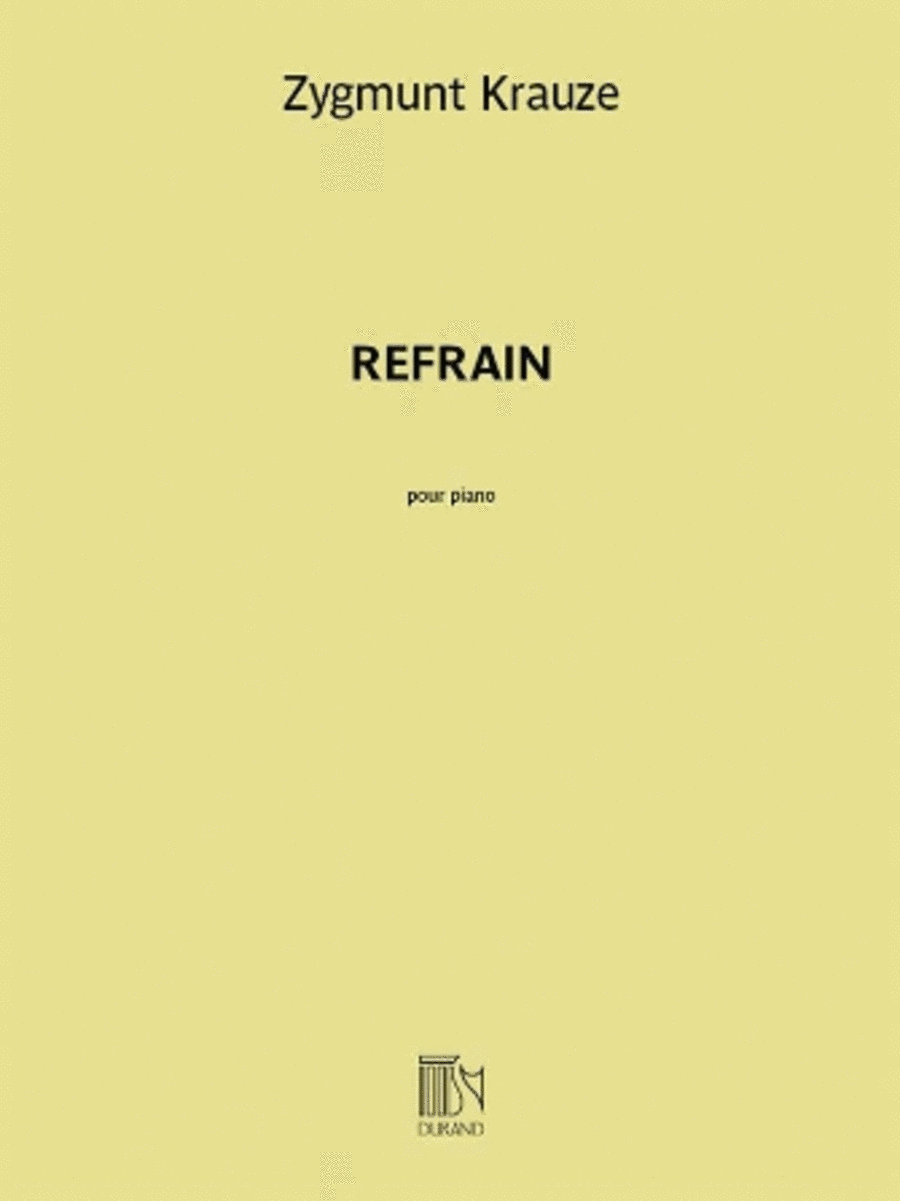 Refrain Refrain Piano Solo scores gallery preview page 1
