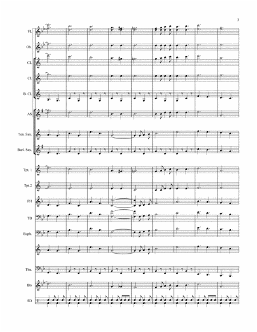 Ski to Sea March Ski to Sea March Concert Band scores gallery preview page 5