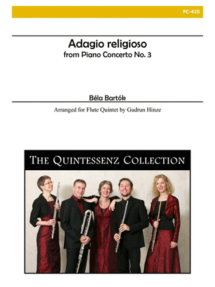 Adagio religioso from Piano Concerto No. 3 for Flute Quintet