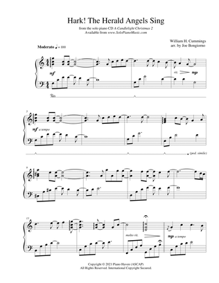 Hark! The Herald Angels Sing - Traditional Christmas Piano - by Joe Bongiorno
