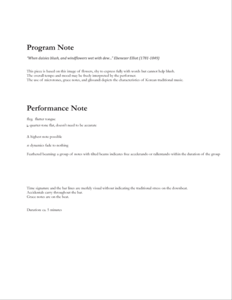 Blush for clarinet Clarinet Solo scores gallery preview page 2