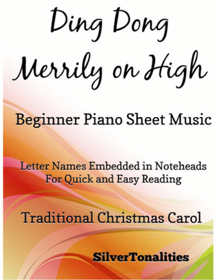 Book cover for Ding Dong Merrily on High Beginner Piano