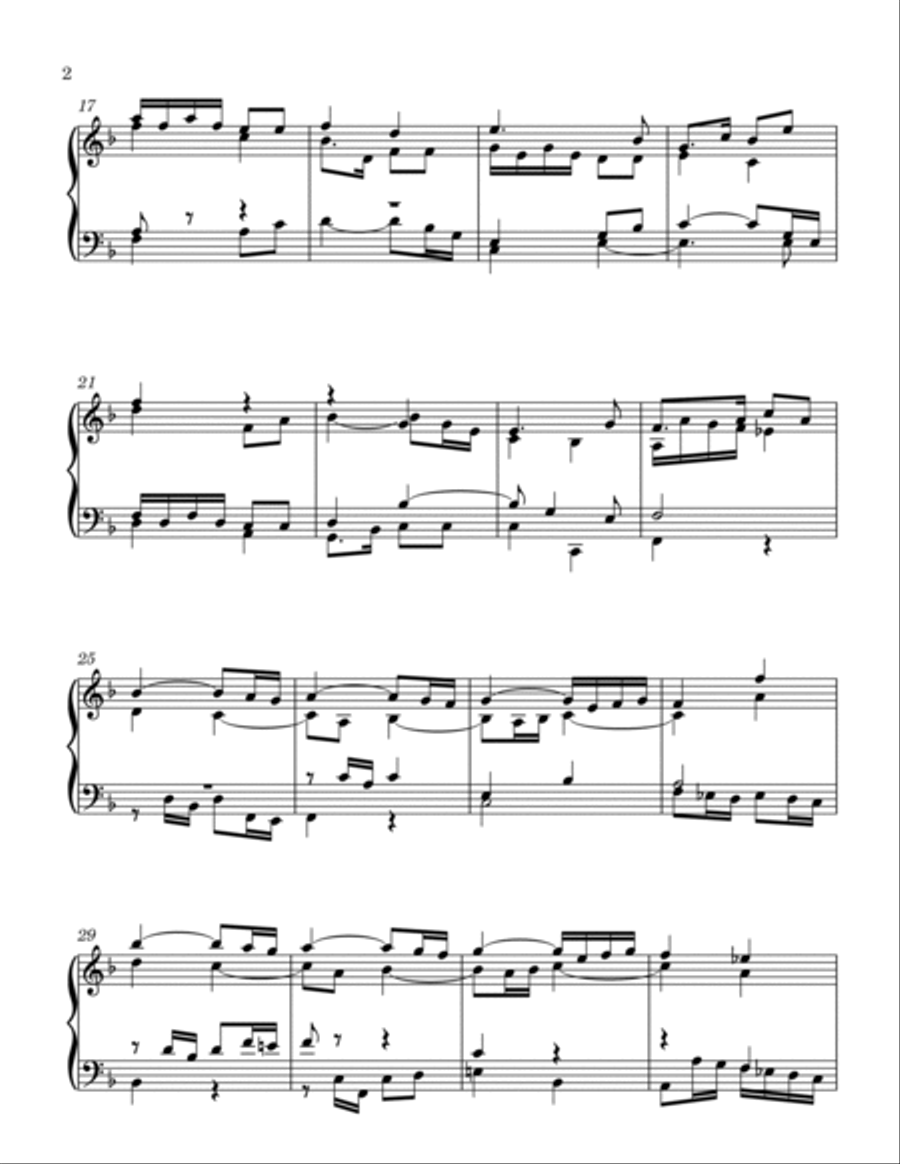 Two Fugues for solo keyboard Piano Solo scores gallery preview page 3