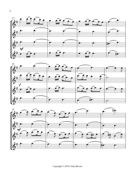 Greensleeves, for Flute Quartet image number null