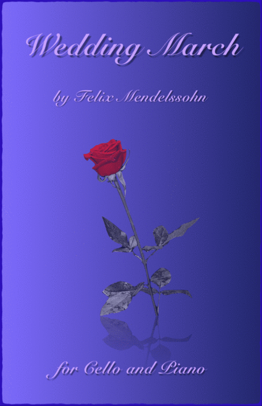 Wedding March by Mendelssohn, for Solo Cello and Piano Piano scores gallery preview page 1