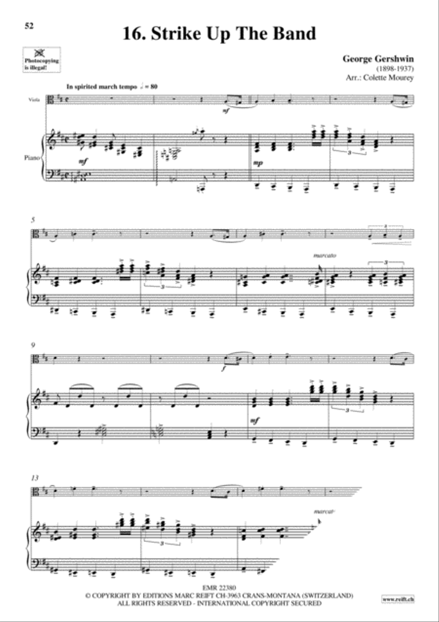 Gershwin 20 Greatest Hits Piano Accompaniment scores gallery preview page 18