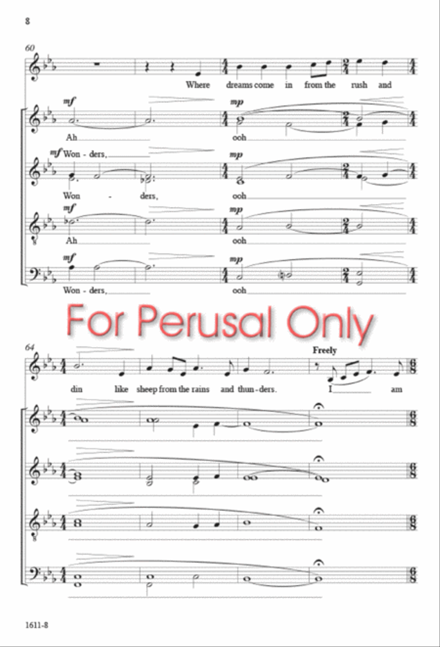 I Am Glad - SATB divisi octavo Divisi scores gallery preview page 7