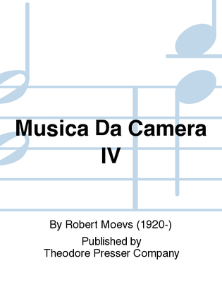 Musica Da Camera IV
