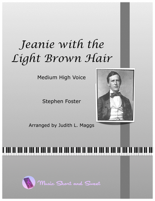 Jeanie with the Light Brown Hair - Medium-high Voice/piano