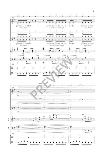 Vamos a Bailar (Vocal Score) image number null