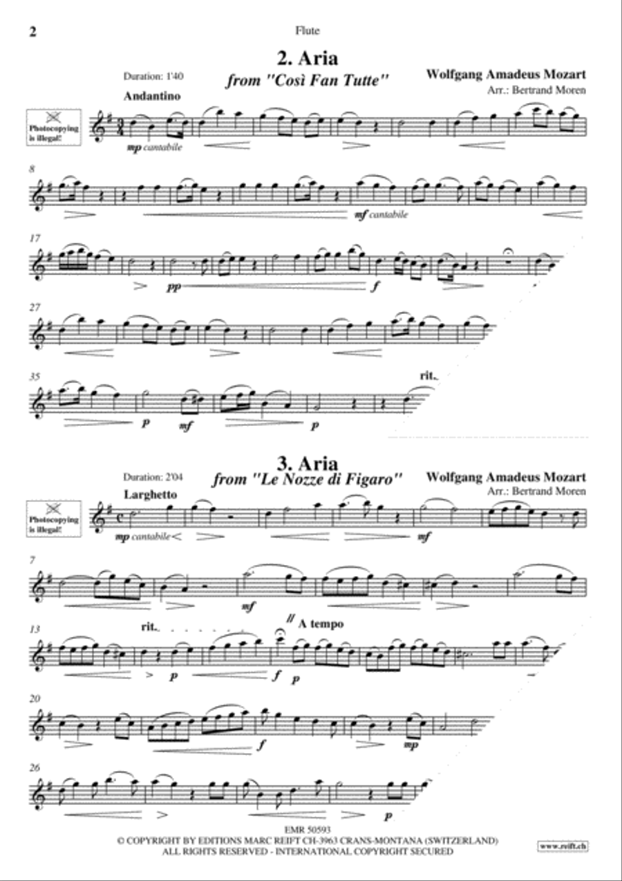 20 Slow Melodies Volume 1 Flute Solo scores gallery preview page 4